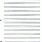 Papier manuscrit 12 portées - Manuscript paper 12 stave
