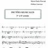 Dictees 1-6 couverture Dictées musicales rythmiques et mélodiques 1-6 édition 2015