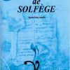 Solfege 4 Livret de solfège 4e année (nouvelle édition)
