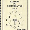Examens de lecture à vue vol. 2
