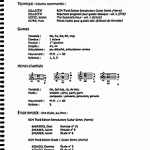 Programme d'études guitare classique