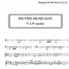 Dictées musicales modulantes à une voix et dictées non modulantes à deux voix (7e à 9e années)