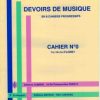 Devoirs de Musique en 8 cahiers progressifs Cahier 0 Mayeur, Edmond - Devoirs de musique, cahier no. 0