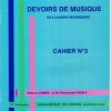 Mayeur, Edmond - Devoirs de musique, cahier no. 3