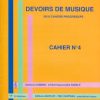 Devoirs de Musique en 8 cahiers progressifs Cahier 4 Mayeur, Edmond - Devoirs de musique, cahier no. 4