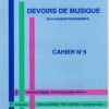 Devoirs de Musique en 8 cahiers progressifs Cahier 5 Mayeur, Edmond - Devoirs de musique, cahier no. 5