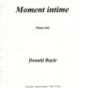 Moment intime Rayle, Donald - Moment intime