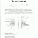 Pépin, Marc-André - Rendez-vous