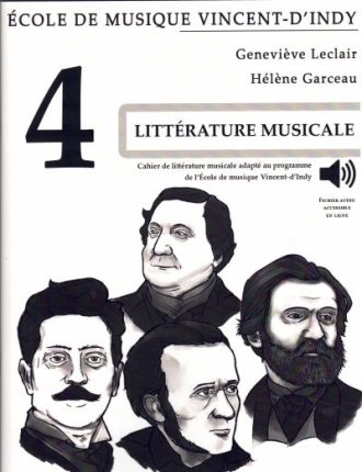 Littérature musicale vol. 4, nouvelle édition + fichiers audio accessibles en ligne