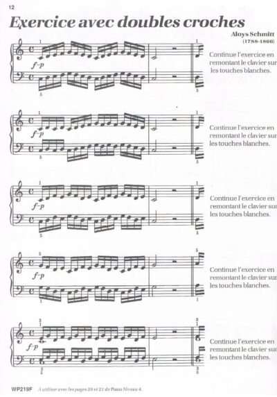 Bastien. James - Méthode de piano Bastien - Technique niveau 4