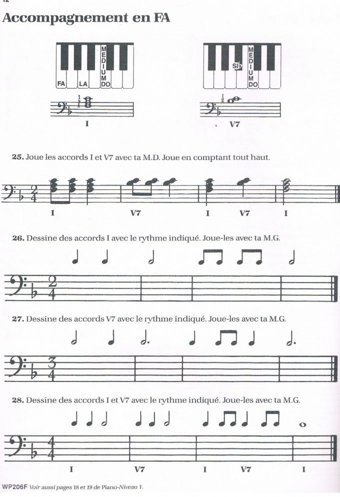 Bastien. James - Méthode de piano Bastien - Théorie niveau 1