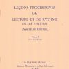 Weber, Alain - Leçons progressives de lecture et de rythme volume I