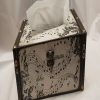 Musical Patterned Tissue Box Holder