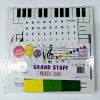 Tableau Magnetic board with keyboard and large staff