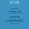Bach, Johann Sebastian - Sonates en do majeur pour la flûte et la basse continue, en mi bémol majeur et sol mineur pour flûte et clavier