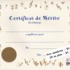 Certificat de mérite (Symboles musicaux)