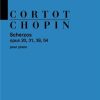 Chopin, Frederic - Scherzos op. 20, 31, 39, 54 édition de travail d'Alfred Cortot