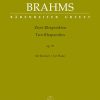 Brahms - Rhapsodien baeren Brahms, Johannes – Two Rhapsodies, op. 79