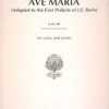 Gounod Ave Maria Low Voice Schirmer Gounod, Charles - Ave Maria Low Voice