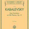 Kabalevsky, Dmitri - Easy Variations on Folk Themes, op. 51