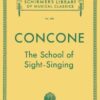 Concone School of sight singing Concone, Joseph - The School of Sight-Singing