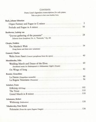 Liszt, Franz - La Danza and Other Great Piano Transcriptions