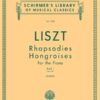 Liszt - Rhapsodies Hongroises schirmer Liszt, Franz - Rhapsodies Hongroises, Book 1 (Nos. 1-8)