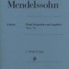 Mendelssohn - 3 Fantaisies ou Caprices Mendelssohn, Felix - Trois Fantaisies ou Caprices, op. 16