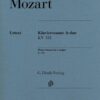 Mozart - K331 Henle Mozart, Wolfgang Amadeus - Sonate en la majeur, K. 331
