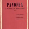 Panofka, Heinrich - 24 Vocalizzi Progressivi op. 85