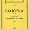 Panofka - Twenty four progressive vocalises op. 85_000928 Panofka, Heinrich - Twenty-Four Progressive Vocalises op. 85 Book 1