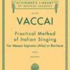 Vaccai, Nicola - Practical Method of Italian Singing for Mezzo-Soprano (Alto) or Baritone