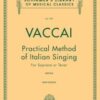 Vaccai, Nicola - Méthode pratique de chant Italien pour Soprano ou Ténor