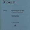 Mozart - nannerl Mozart, Wolfgang Amadeus - Pièces du livre de musique pour Nannerl