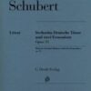 Schubert, Franz - Seize Danses allemandes et deux Écossaises, op. 33