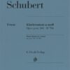 Schubert, Franz - Piano Sonata in a minor, op. posth. 143 D784