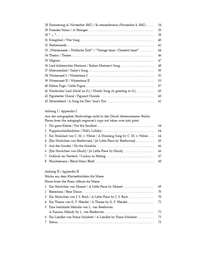 Schumann - album Jugend ex2 Schumann, Robert - Album pour la jeunesse op. 68