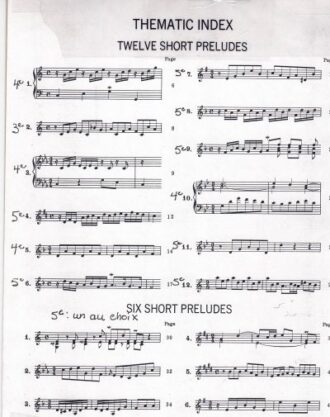 Bach, Johann Sebastian - 18 Short Preludes