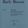 Bach, Johann Sebastian; Busoni, Ferruccio - Chaconne from Partita no. 2 in d minor : Arrangement for Piano