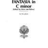 Bach - Fantasia in C minor Schirmer Bach, Johann Sebastian - Fantasia in C minor
