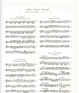 Bach, Johann Sebastian - Little Preludes and Fughettas