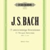 Bach, Johann Sebastian - Two-Part Inventions, BWV 772-786