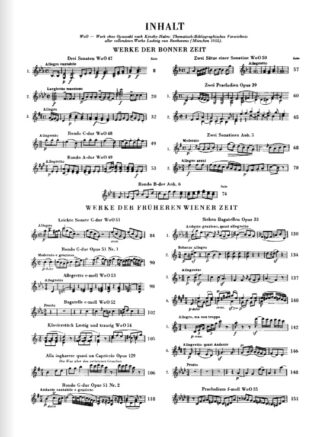 Van Beethoven, Ludwig - Piano Pieces