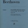Van Beethoven, Ludwig - Deux Sonates faciles pour piano, no 19 et 20, op. 49