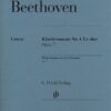 Van Beethoven, Ludwig - Sonate no. 4 en mi♭ mineur, op. 7
