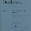 Van Beethoven, Ludwig - 6 Variations, op. 34