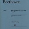 Beethoven - Sonate op. 90 Van Beethoven, Ludwig - Sonate n. 27 en mi mineur, op. 90