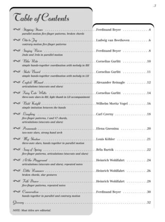 Beautiful Etudes, Book 1