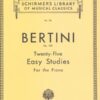Bertini, Henri - Twenty-Five Easy Studies, op. 100