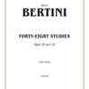 Bertini, Henri - Forty-Eight Studies, op. 29 and 32